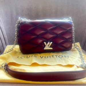 LOUIS VUITTON Lambskin Malletage GO-14 PM